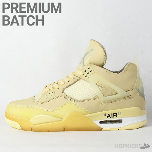 Off-white x Air Jordan 4 Retro Sail (W)